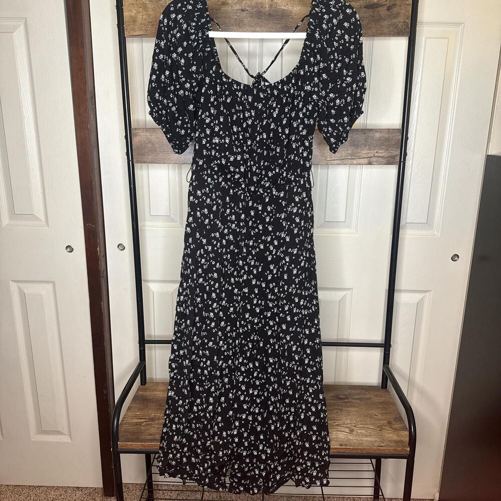 Francesca-s Women's Black and White Jumpsuit